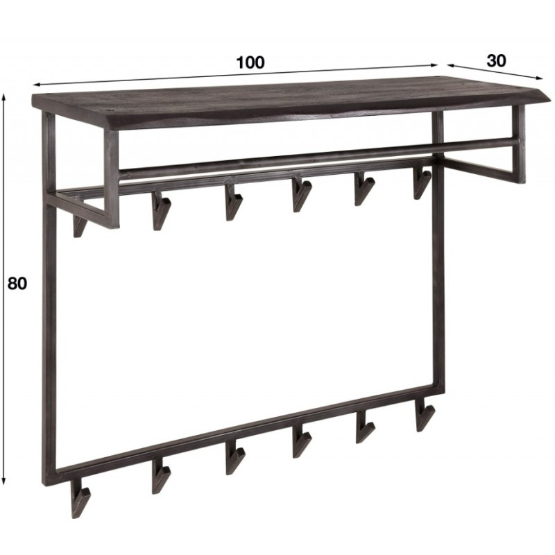 ZI Coatrack yucon high 12 hooks